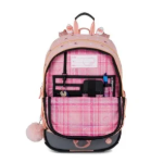 Kép Bagmaster ALFA 26 A školní tříkomorový batoh – veverka Oranžová 23 l