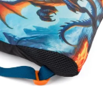 Kép Bagmaster SÁČEK LUMI 26 D školní na přezůvky / tělocvik – drak Modrá 1,5 l