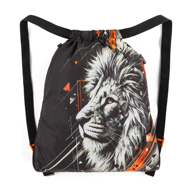 Kép Bagmaster SÁČEK VEGA 26 A školní na přezůvky / tělocvik – lev Černá 1.5 l