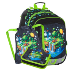 Kép Bagmaster ALFA 26 B malý školní set pro prvňáčky – kostičkový svět Vícebarevná 23 l