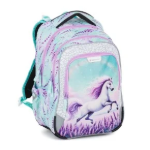 Kép Bagmaster LUMI 26 B malý školní set pro prvňáčky – kůň Modrá 23 l