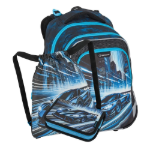 Kép Bagmaster LUMI 26 C malý školní set pro prvňáčky – auto Modrá 25 l