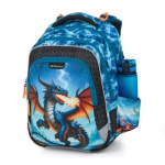 Kép Bagmaster LUMI 26 D malý školní set pro prvňáčky – drak Modrá 23 l