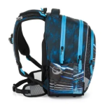 Kép Bagmaster LUMI 26 C velký školní set pro prvňáčky – auto Modrá 25 l