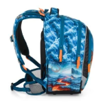 Kép Bagmaster LUMI 26 D velký školní set pro prvňáčky – drak Modrá 23 l