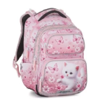 Kép Bagmaster DOPI 26 A velký školní set pro prvňáčky – kočička Růžová 23 l