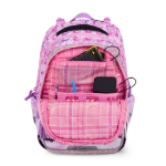 Kép Bagmaster DOPI 24 A školní batoh – koně Růžová 23 l