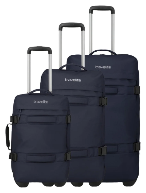 Kép Travelite Bolonia Wheeled Duffle S,M,L Navy S: 35 l / M: 50 l / L: 75 L