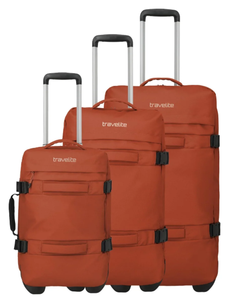 Kép Travelite Bolonia Wheeled Duffle S,M,L Orange S: 35 l / M: 50 l / L: 75 L