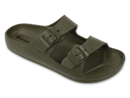 Kép BEFADO 159M133 férfi habpapucs, INBLU, khaki
