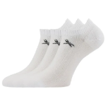 Kép LONKA Ponožky dámské elegantní FLITANA 01 s kamínky BÍLÉ (3 páry)