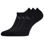 Kép LONKA Ponožky dámské elegantní FLITANA 01 s kamínky ČERNÉ (3 páry)
