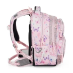 Kép Bagmaster DOPI 25 A školní batoh – motýlci Růžová 23 l
