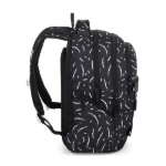 Kép Bagmaster NOMAD 25 A studentský batoh – černo-bílý Černá 30 l