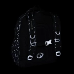 Kép Bagmaster NOMAD 25 A studentský batoh – černo-bílý Černá 30 l