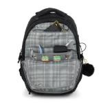 Kép Bagmaster ZIPSTER 25 A školní batoh – černý Černá 30 l