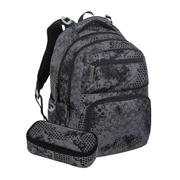 Kép Bagmaster ZIPSTER 25 B studentský set – šedý Šedá 30 l