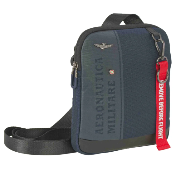 Kép Taška cross Aeronautica Militare Spitfire simple AM-601-05 modrá 2,3 L
