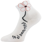 Kép LONKA Ponožky dámské FLEURA bavlněné MIX A (3 páry)