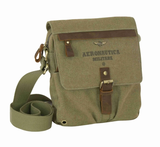 Kép Taška cross Aeronautica Militare Canvas L AM-611-33 khaki 6 L