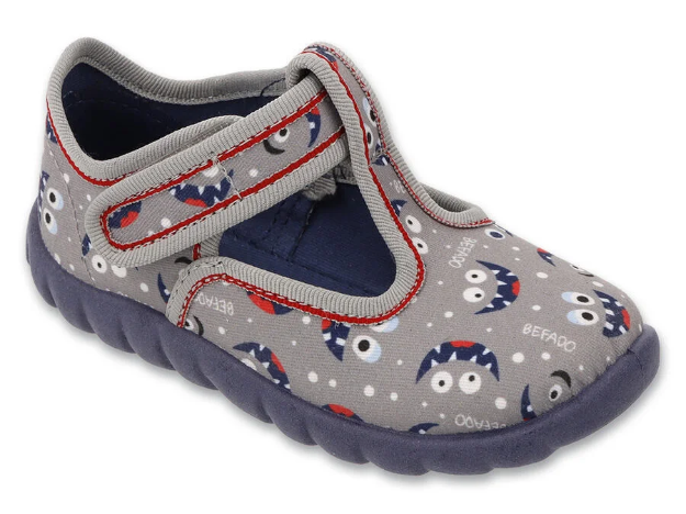 Kép BEFADO 627P020 bačkorky FLEXI šedé přišerky