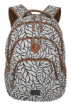 Kép Travelite Basics Backpack Print Off-White 22 L
