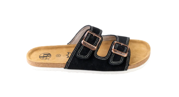 Kép Dámské barefoot korkové pantofle černé