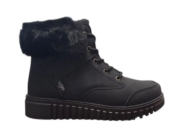 Kép Looke YSARA L1577-24 Női téli bokacsizma fekete