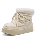 Kép Tamaris 1-26802-47-418 Női téli bokacsizma ivory