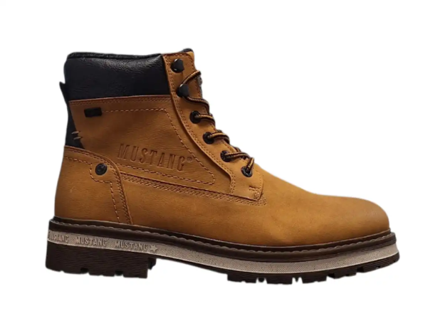 Kép Mustang 15M0091001 Férfi téli bokacsizma camel