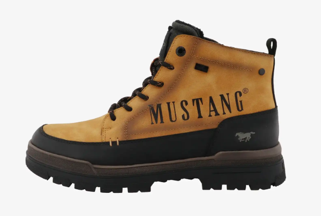 Kép Mustang 15M0101004 Férfi téli bokacsizma camel