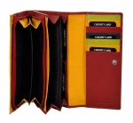 Kép Dámská peněženka BHPC Colorfull long - červená BH-2966-02 červená