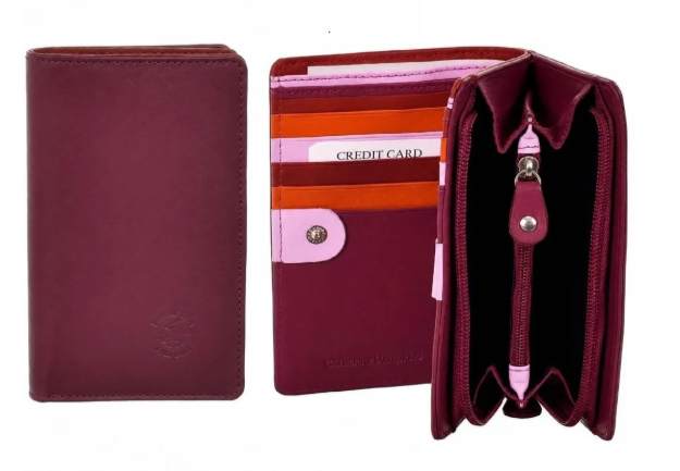 Kép Dámská peněženka BHPC Colorfull combi - fuchsiová BH-2968-30 růžová