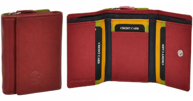 Kép Dámská peněženka BHPC Colorfull combi S - červená BH-2970-02 červená