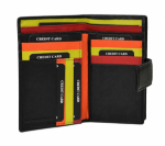 Kép Dámská peněženka BHPC Colorfull combi flap BH-2969-01 černá