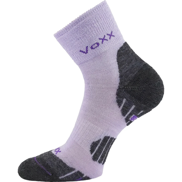 Kép VOXX Ponožky dětské zimní vlněné IRIZARIK II se stříbrem SVĚTLE FIALOVÁ