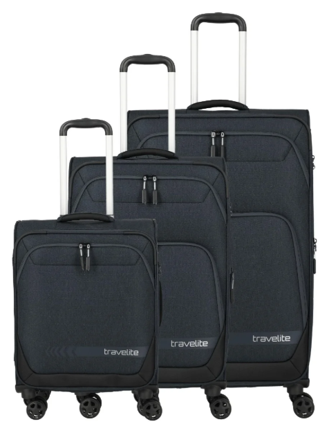 Kép Travelite Kick Off 4w S, M exp, L exp Anthracite S: 37 l / M: 69/73 l / L: 110/117 L