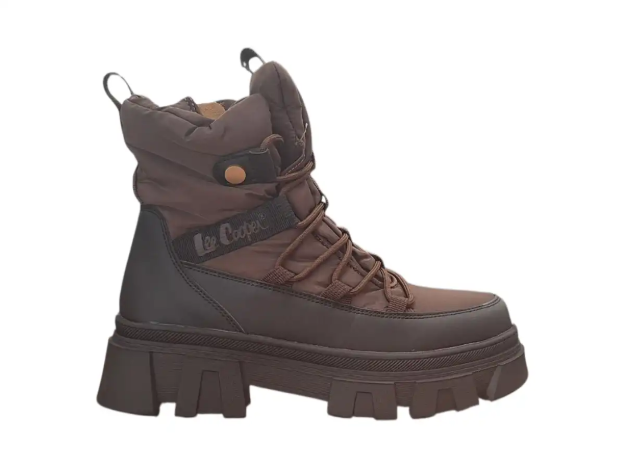 Kép Lee Cooper LCJ-26-01-4631L Női téli bokacsizma barna