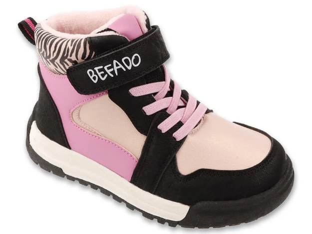 Kép BEFADO 169X062 podzimní boty ANIMAL růžové