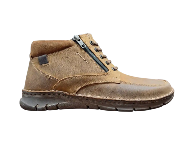 Kép Wild W162-15VJ-76 Férfi téli bokacsizma cognac