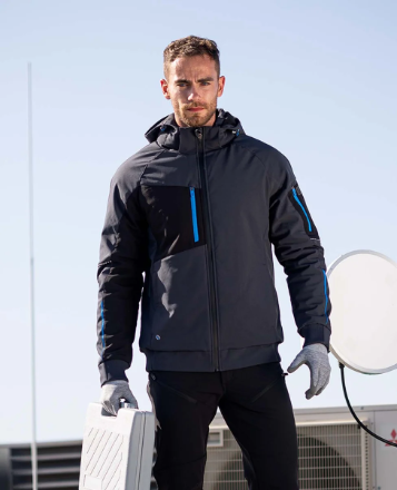 Kép ARDON®CITYCONIC® téli softshell kabát, sötét szürke