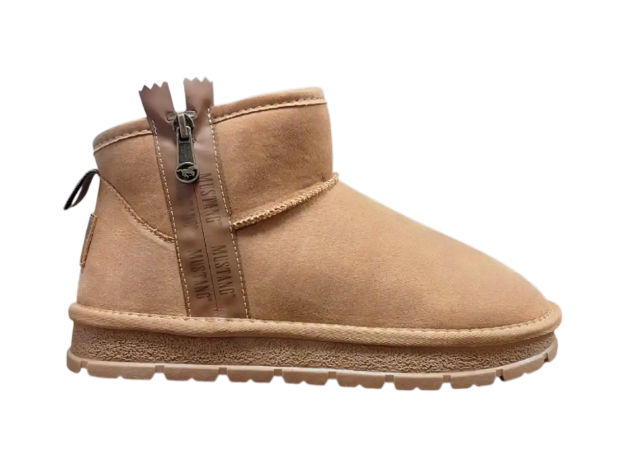 Kép Mustang 36M0152004 Női téli bokacsizma camel