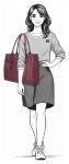 Kép Enrico Benetti Jessy 65081 Burgundy