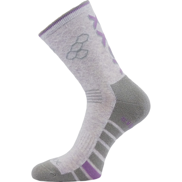 Kép VOXX Ponožky sportovní VIRGO s ionty stříbra SVĚTLE FIALOVÉ MELÉ