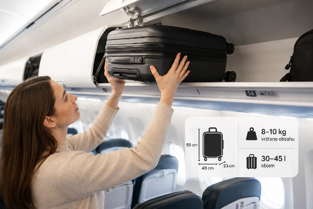 43–55 cm-es kis utazóbőrönd kézipoggyászként repülőgépre