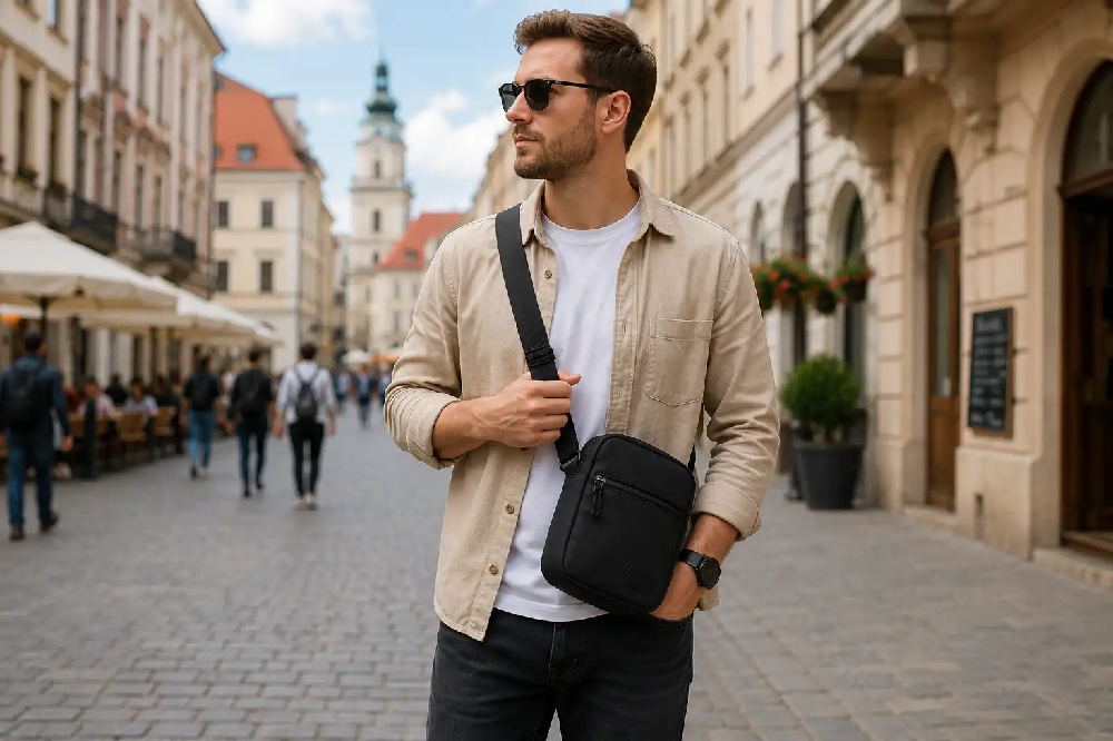 Crossbody válltáska utazáshoz és mindennapi használatra